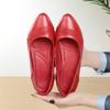 Fashion AIYUQI Spring Shoes Women 2024 New Casual Red Mom Shoes Genuine Leather Non-slip Large Size 41 42 43 Women's Shoes