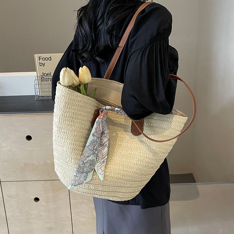 Large-capacity Seaside Vacation Beach Bag Casual Single-shoulder Tote Bag