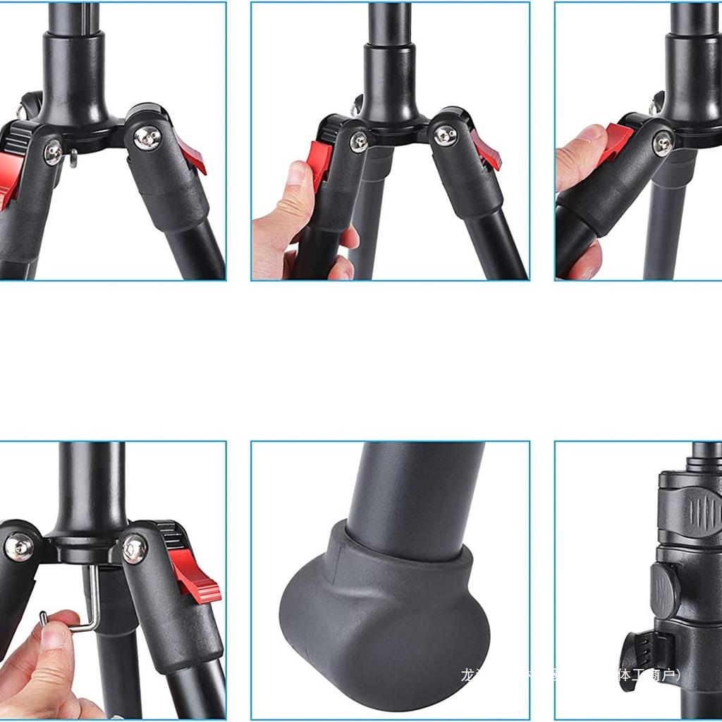 Portable Foldable Tripod Light Stand for Photography and Streaming