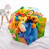 1pc Winnie the Pooh Friends Auto Open Close Umbrella, Portable Folding Design, 8-Bone Iron Frame Outdoor Umbrella, Festival Gift for Fans, T