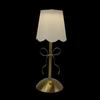 Fabric Shade Table Lamp Bow Table Lamp with Fabric Shade Cute Decorative Metal Rechargeable Cordless Bedside Lamp for Bedroom