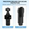 BRDRC Para DJI Osmo Pocket 3 Capa Protetora para Gimbal à Prova de Choque com Design Flip e Armazenamento para Filtro