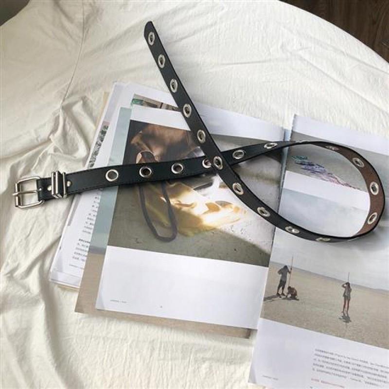 Trendy Women s Punk Style Waist Belt With Chains And Bag For A Unique Outfit Accessory Single Belt