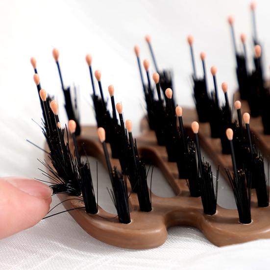 1/2/3Pcs Boar Bristle Hair Brush Portable Anti-static Vented Hair Paddle Brush Women Scalp Massage Hair Voluming Styling Detangling Comb