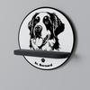 Saint Bernard Półka Okrągła Czarna