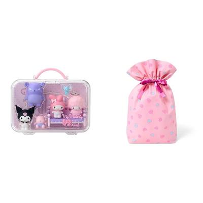 Muñeca set personajes Sanrio playset regalo + bolsa de regalo cinta corazón rosa