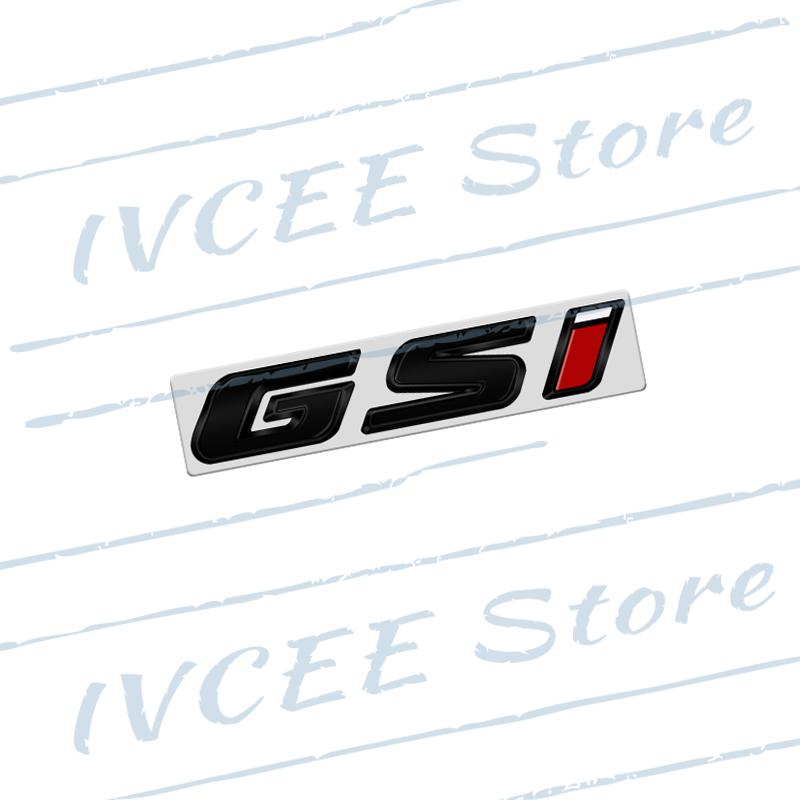 Car Accessories Metal GSI Emblem Rear Trunk Body Badge Sticker For Vauxhall Opel Zafira Mokka Antara Insignia Astra Adam OPC VXR Wv3