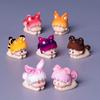Cartoon Style Miniature Animal Figurine Modern Design Mini Animal Model  Fairy Garden