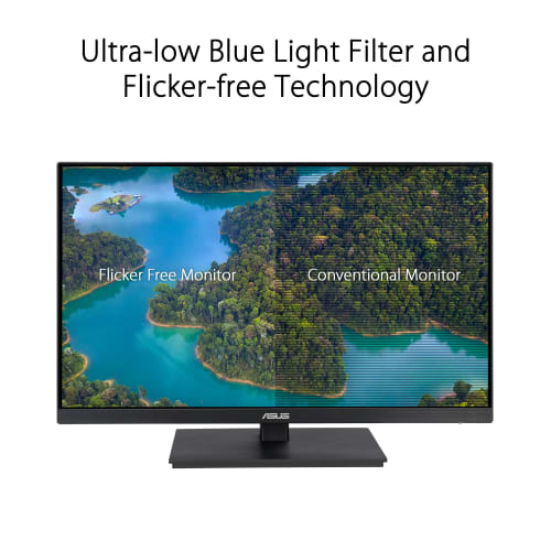 [.co.jp Exclusive] ASUS Monitor Eye Care VA24EQSB 23.8 inch / Full HD / 1920 x 1080 / IPS Frameless / 75Hz / Adaptive-Sync / Blue Light Reduction / Fl