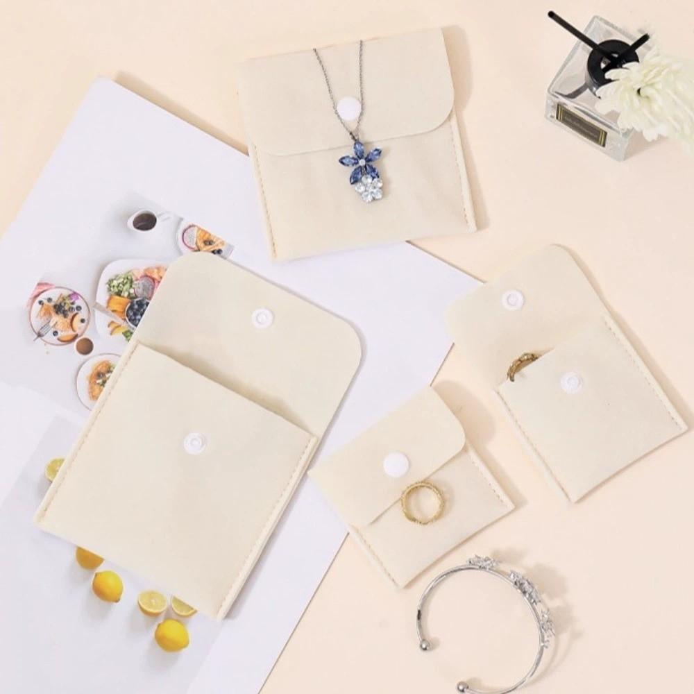 Foldable Mini Jewelry Display Bag Small Earrings Organizer Necklace Ring Packing Bag Women