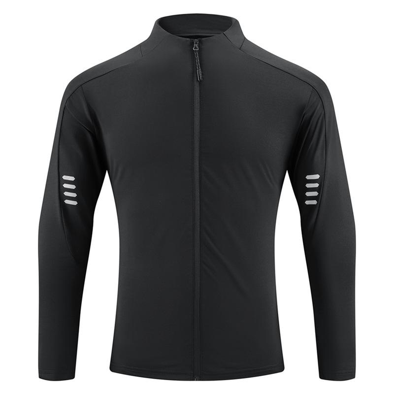Fitness Clothing Jacket for Spring and Summer Couples, Gym Training, Running, Long Sleeved Jacket