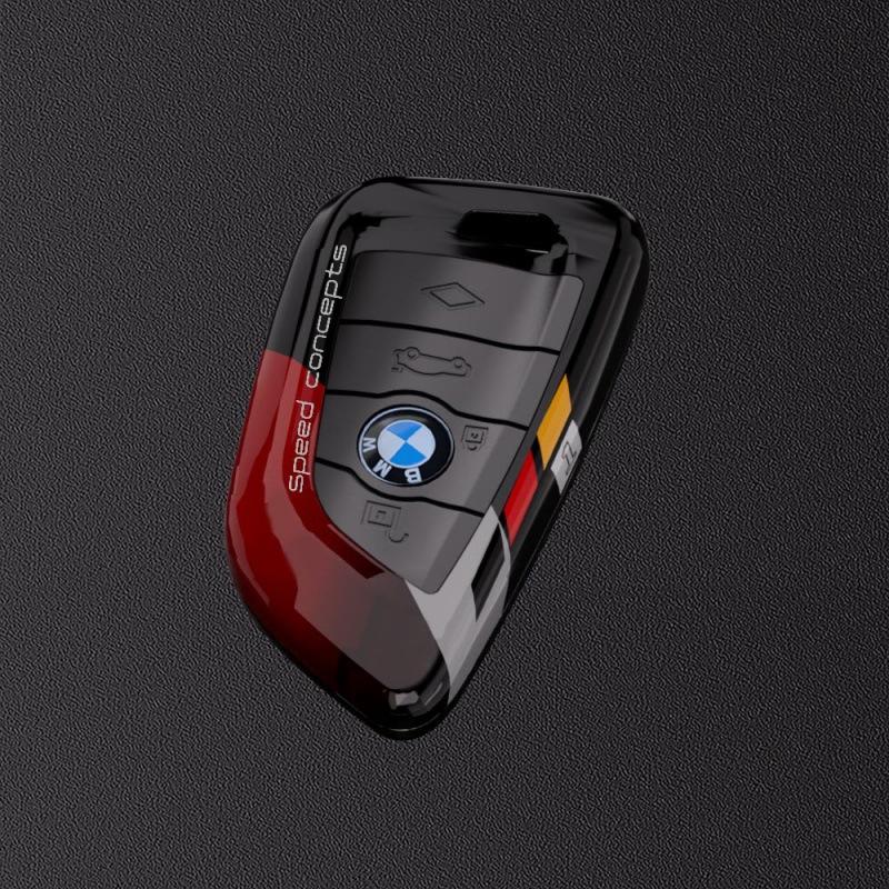 Applicabile A Copri Chiave BMW Serie 5 530 Lama X1 Fibra di Carbonio X5 Serie 1 Serie 3 320li High-end X2 Auto X3 Guscio Fibbia Borsa