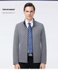 Men's Plus Size Double-sided Stand Collar Jacket - Business Casual Spring/Autumn Wear for Middle-aged Dads