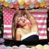 Stendardo a Bandiera Stile S-Sabrina C-Carpenter, Decorazione da Parete per Campeggio all'Aperto, Feste Familiari, Giardino, Regalo per Fan