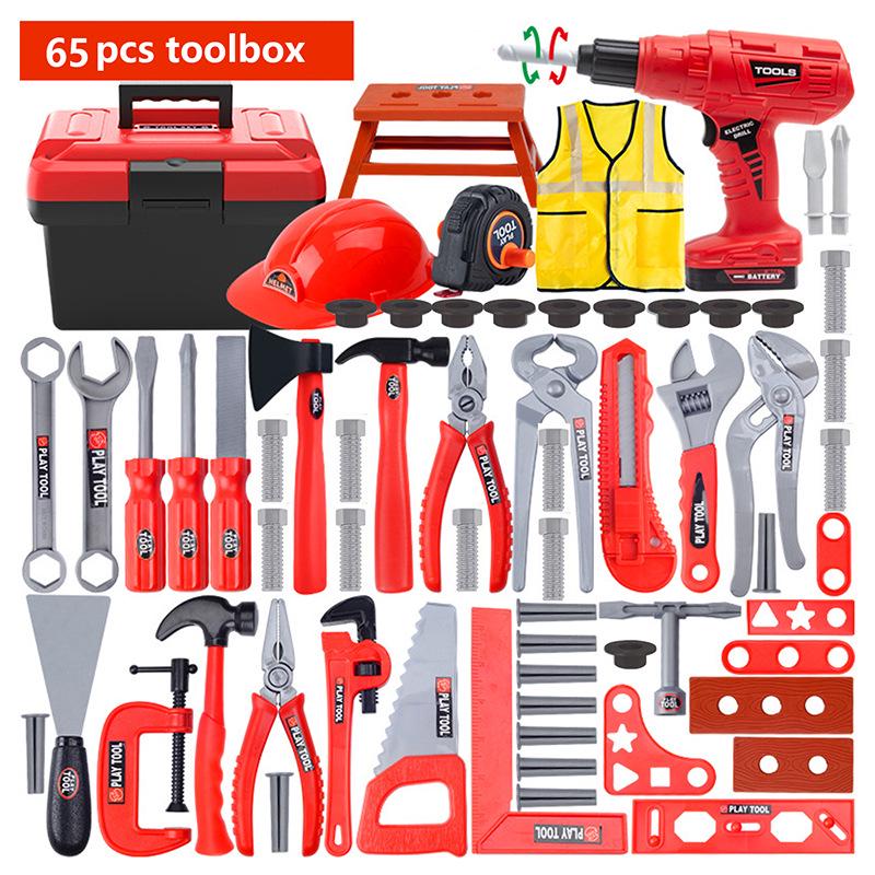 Kids' Simulation Toolbox: Educational Repair Play Set with Screwdriver and Screws
