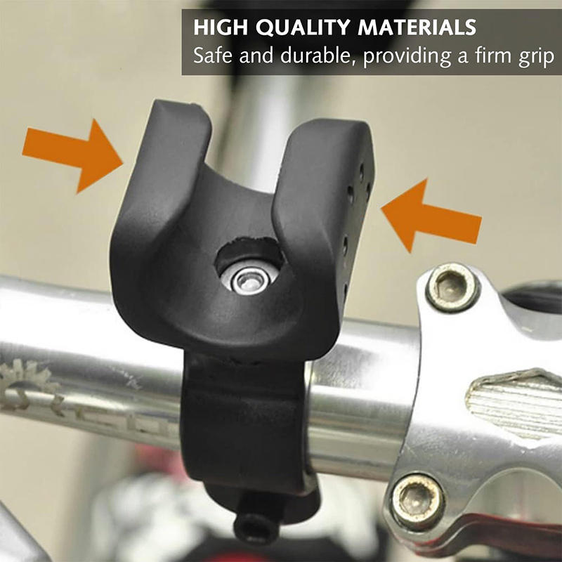 Heavy-Duty Wheelchair Crutch Holder 360° Rotating Crutch and Cane Holder with Quick-Release Lock