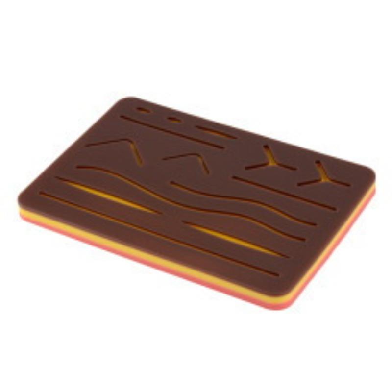Silikon-Hautpad Nahttraining Chirurgische Wunde Für Chirurgen Medizinische Übungspraxis Traumatische Nahtübung Hautanwendung