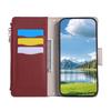 Dla Samsung Galaxy A25 5G (Światowy) (161.0mm) Etui Portfel na Zamek Skórzane Pokrowiec na Telefon z Paskiem na Nadgarstek