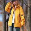 Jacket Men's Streetwear Waterproof Windproof Oversized Workwear Coat for Hiking Camping Fishing Hooded Outdoor Techwear
