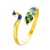 Peacock Open Bracelet Women's Bracelet Peacock Ring Cloisonné