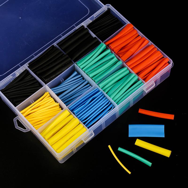 530-Piece Insulated Heat Shrink Tubing Set for Electricians