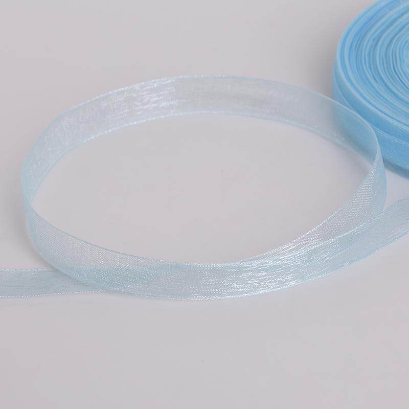 50 yardů/role DIY dárkové balení s organzovou stuhou 12 mm pro party svatební dekorační látku