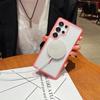 For Samsung Galaxy S25 Ultra Magnetic Case TPU+PC Crystal Clear Phone Cover