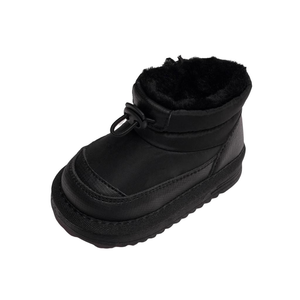 Children's Snow Boots With Fleece Thickened, Soft-Sole, Warm, Waterproof Cotton Boots For Boys And Girls