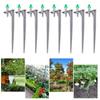 20PCS ABS Irrigation Dripper With Ground Insert Lightweight Drip Irrigation Emitters 90 Degree / 180 Degree / 360 Degree