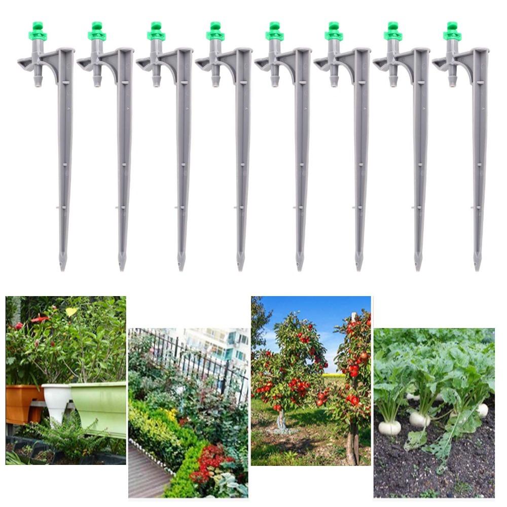 20PCS ABS Irrigation Dripper With Ground Insert Lightweight Drip Irrigation Emitters 90 Degree / 180 Degree / 360 Degree
