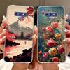 Clear For Samsung Note9 Case Cute Cat Fashion Luxury Painted Soft Cover Phone For Samsung Galaxy Note 9 Case SM-N9600 SM-N960F