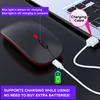Wireless Mouse 2.4G Rechargeable USB Wireless Gaming Mouse with LED Colorful Light