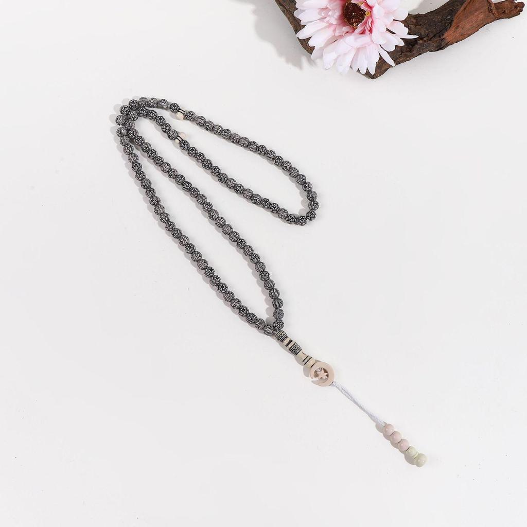 Handmade 99-Bead Handheld Muslim Prayer Rosary from the Middle East