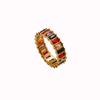 Accessories Personality Advanced Sense Index Finger Ring Color Ring Women'S Fashion Color Zircon Ring