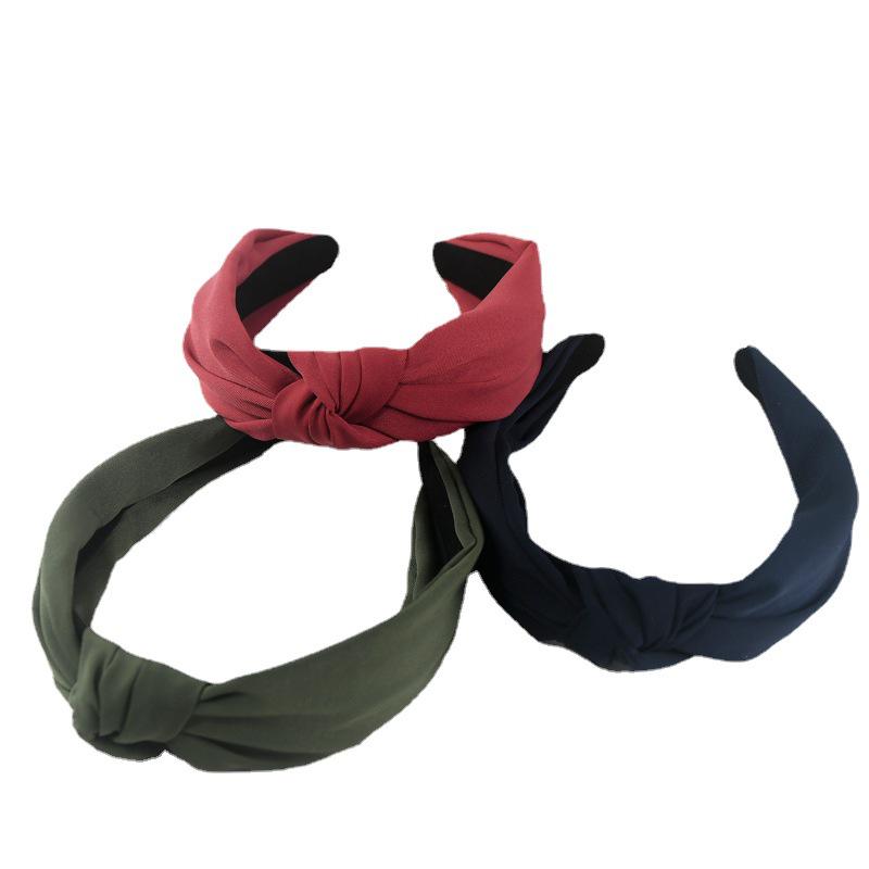 Wide Fabric Knotted Hair Headband