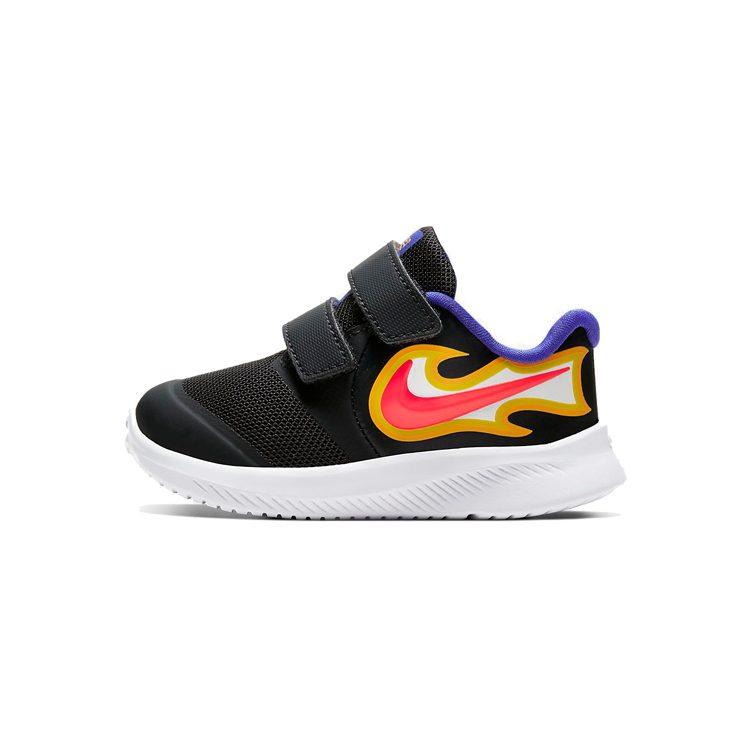 Nike Star Runner 2 FIRE Low Top Running Shoes Dark Smoke Gray Infant And Toddler CW1615-001