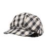Women S Plaid Beret Hat Large Head Size College Style Japanese Vintage Autumn