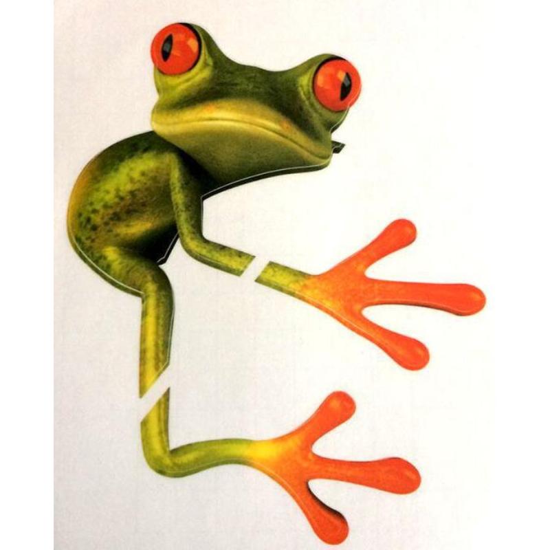 Universal Motorcycle Sticker Scratch Sticker Fuel Tank Sticker Motorbike Waterproof Frog Decoration Sticker Decal Accessories
