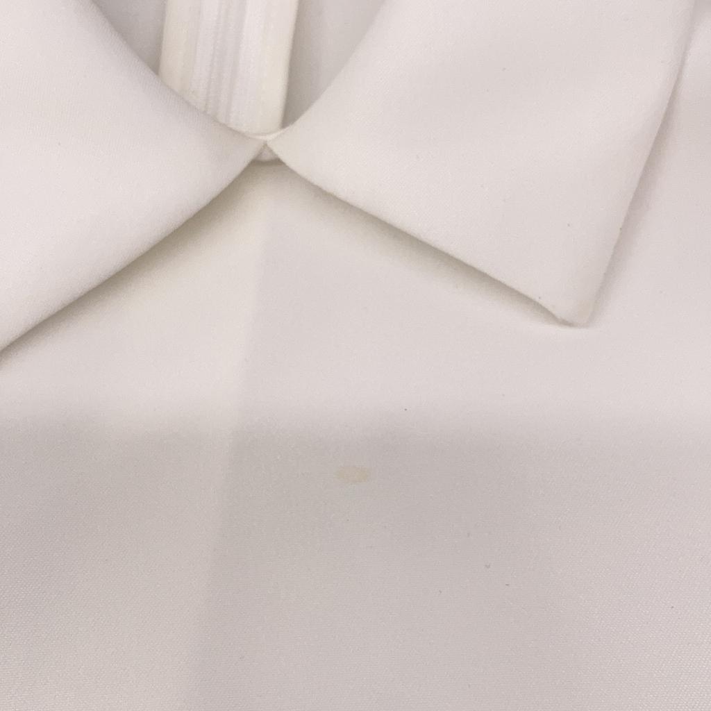 YOKOCHAN YCB-124-421 24 Year Old White Volume Sleeve Point Color Blouse tops F whiteUsed