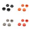 4 Pieces Hex Wheel Nuts Wear-resistant Mount Caps Road Car Spare Parts Accessory Anti-Skidding Heteromorphic Screws Cover