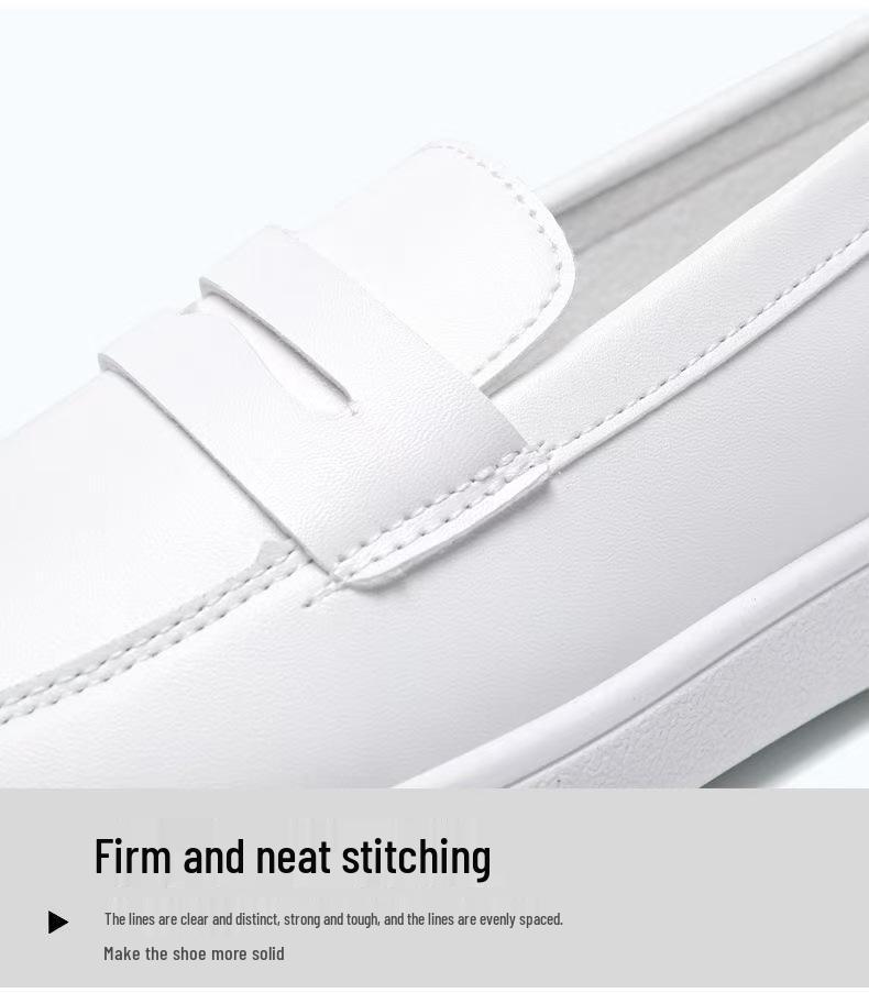 Women's White Nurse Shoes: Breathable, Soft Sole, Non-Slip, Comfortable & Anti-Odor for Medical Professionals