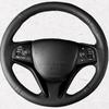 Car Steering Wheel Cover Anti-slip Comfy  Leather For Honda Spirior 2015 Steering Wheel Braid Car Accessory
