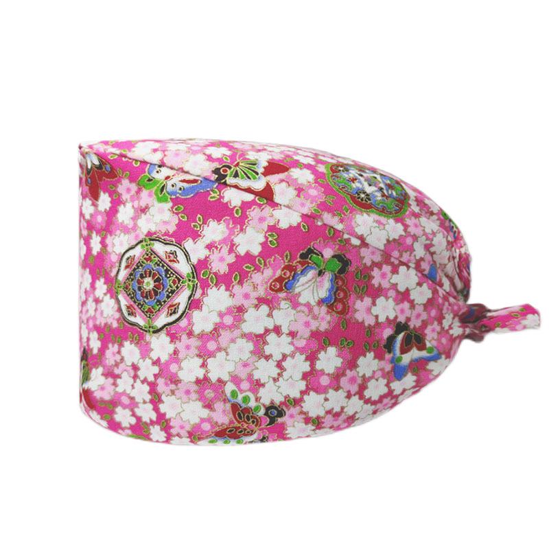 Cartoon Print Spa & Nurse Surgical Cap
