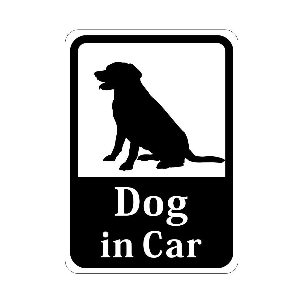[CraftBunny®] Dog in Car  Labrador  Car Sticker (Magnet) s63 magnet белый