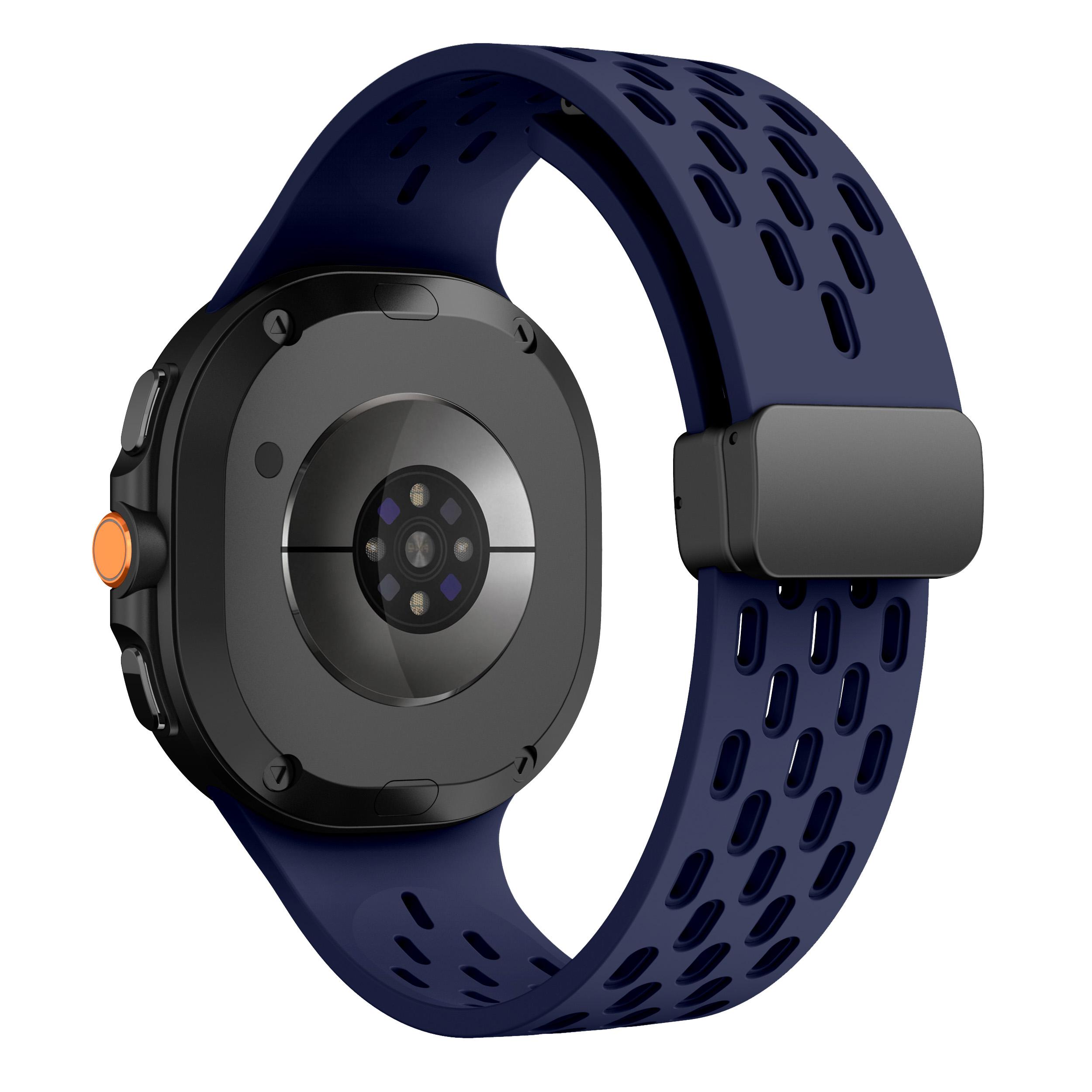 

Silicone Strap for Samsung Galaxy Watch 8 40mm 44mm Magnetic Buckle No Gaps Band for Samsung Galaxy Watch 8 Classic 46mm band Galaxy 8 44mm опівніч