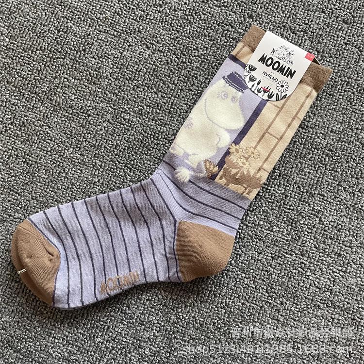 

Модные хлопковые носки до середины икры с мультяшными Муми-троллями - Стиль на четыре сезона One Size (36-40)