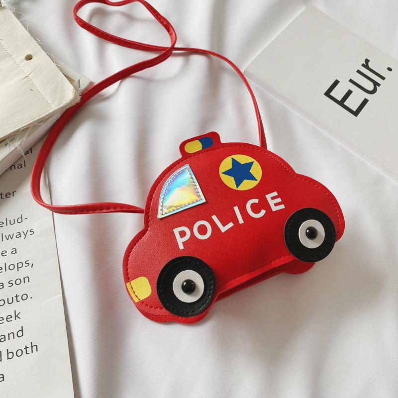 Adorable Cartoon Car Kids Crossbody Bag Cute Shoulder Bag For Boys And Girls
