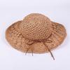 Spring and Summer New Straw Hat Women's Summer Foldable Beach Hat Women's Vacation Visor Bow Straw Hat