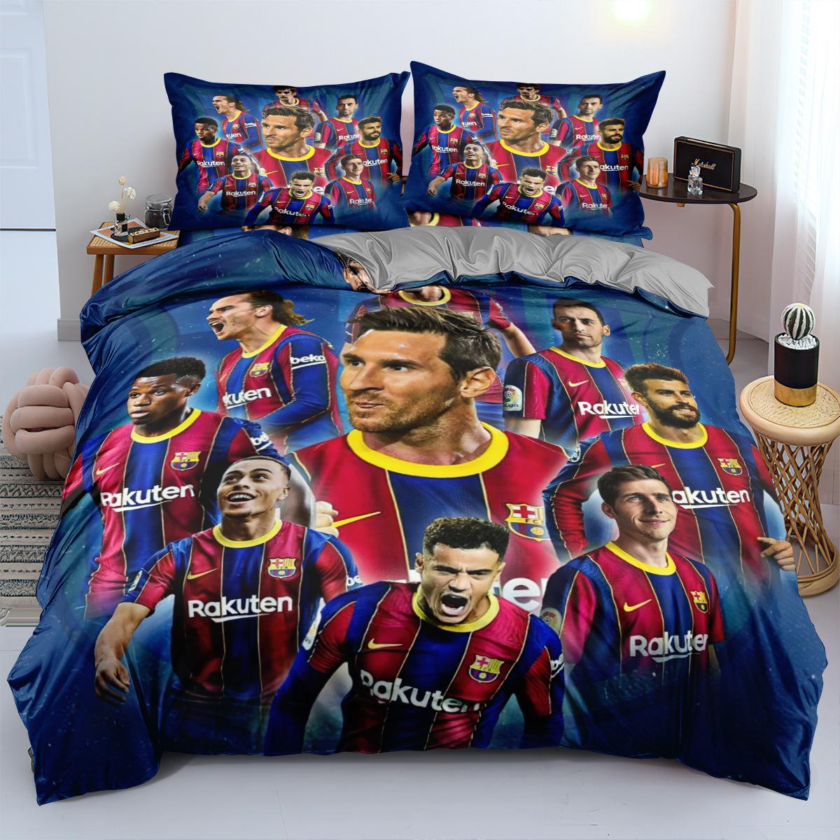 

Комплект постельного белья «Звезда Чемпионата мира», трехпредметный, абразивная ткань 90-120 г, 3D цифровая печать 90 * 200