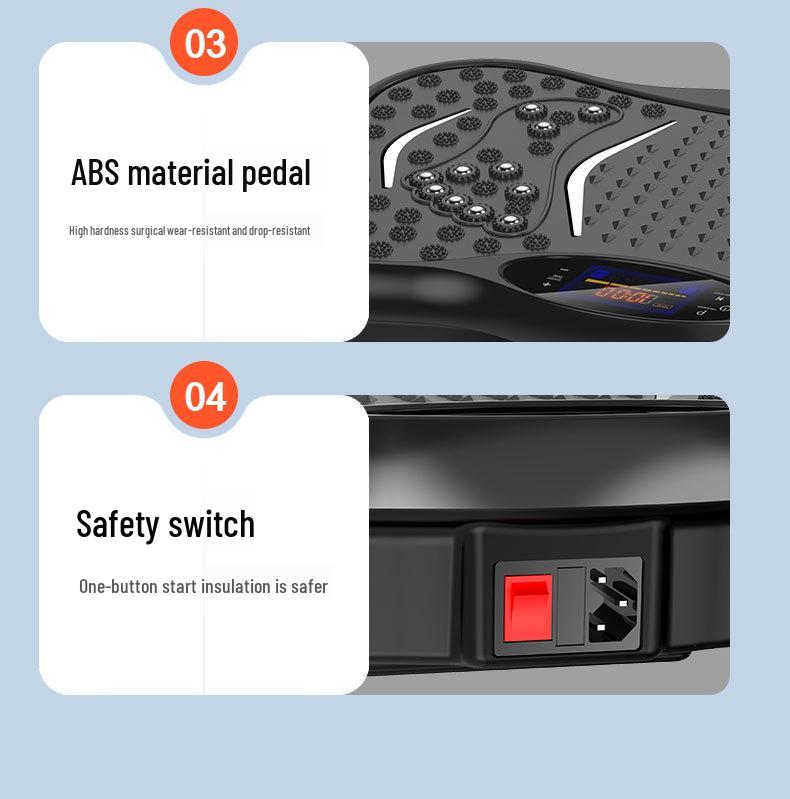Compact Full-Body Vibration Exercise Machine for Home Use